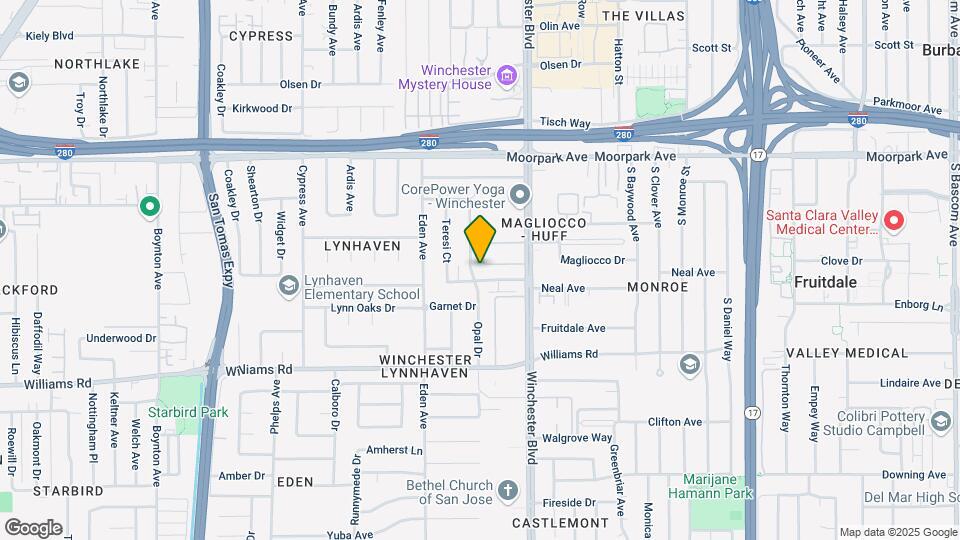 840 Opal Dr Mapa y Detalles de la Ubicación