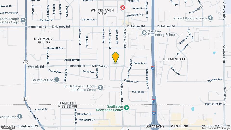 1632 Winfield Rd Map and Location Details
