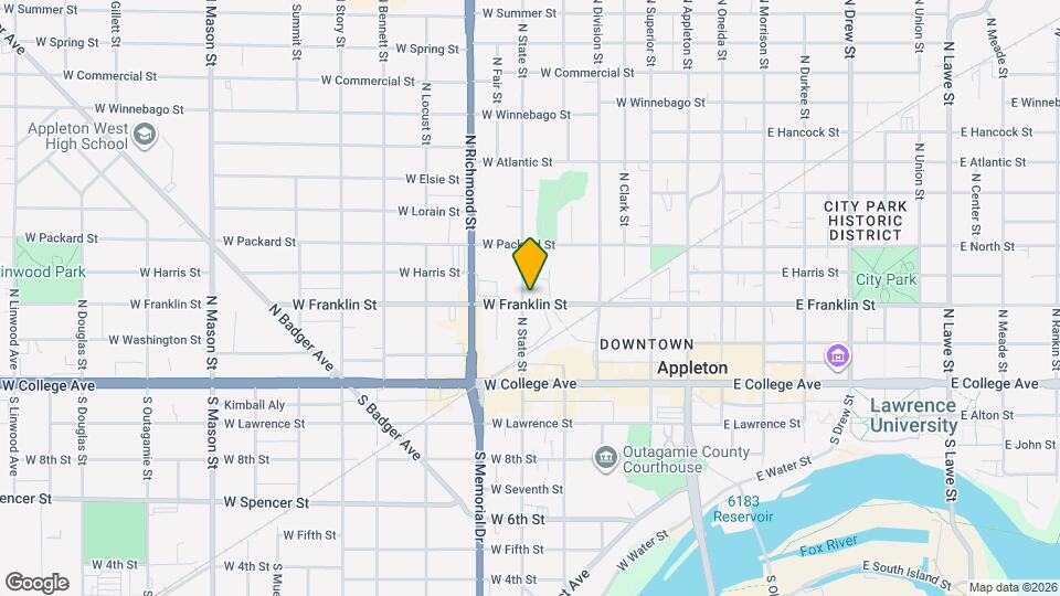 306 N State St Map and Location Details