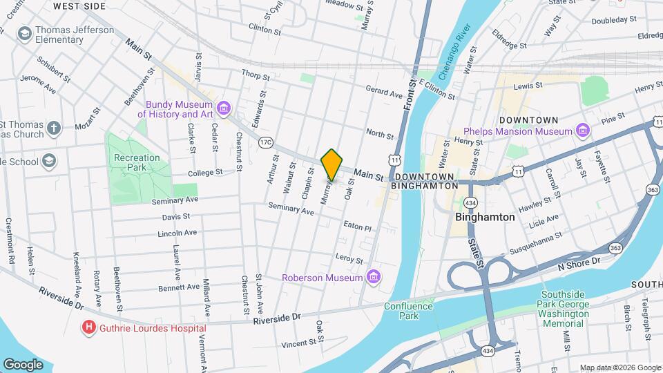 112 Murray St, Unit 1 Map and Location Details