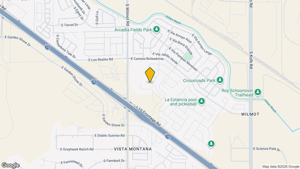 7454 S Paseo Monte de Oro Map and Location Details