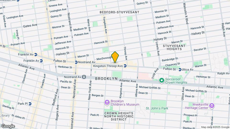 1463 Fulton St Map and Location Details