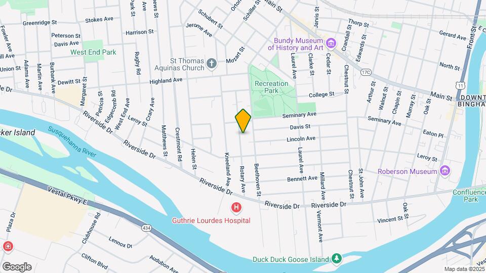 50 Rotary Ave, Unit Second Fl Rear 1 Bedroom Map and Location Details
