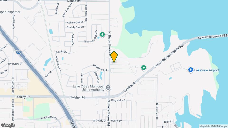 110 Lake Vista Dr Map and Location Details