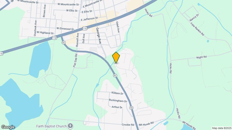 104 Jesse Baker Ln Map and Location Details