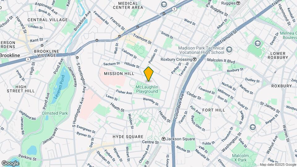 226 Parker Hill Ave, Unit 8 Map and Location Details