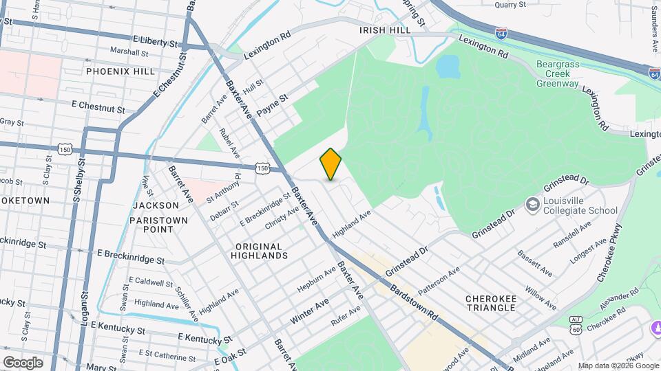 915 Cherokee Rd Map and Location Details