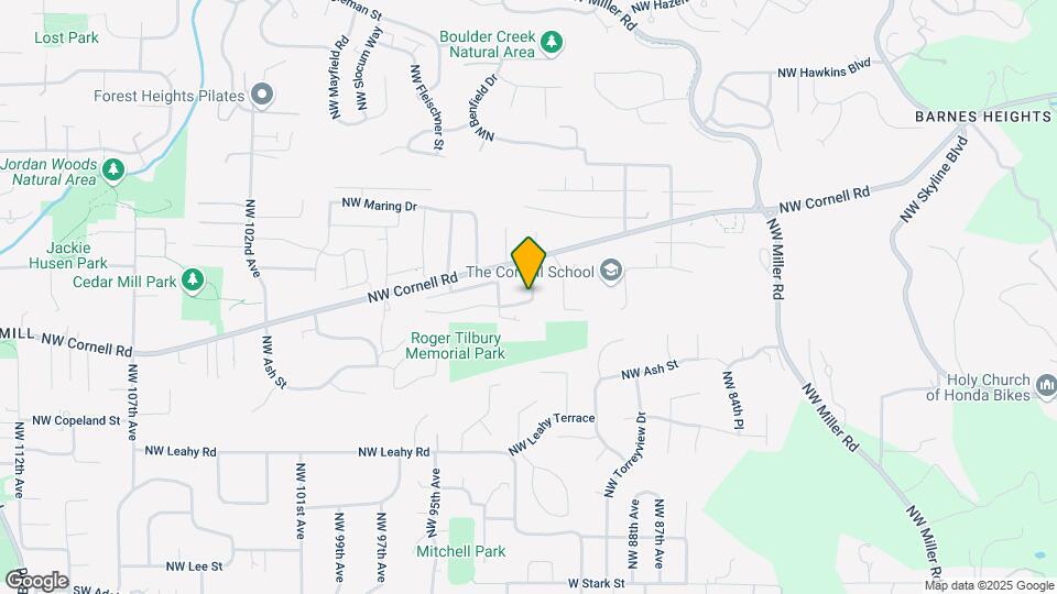 9219 NW Harvest Hill Dr Map and Location Details