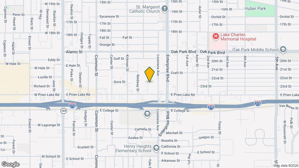 3217 Burton St Mapa y Detalles de la Ubicación