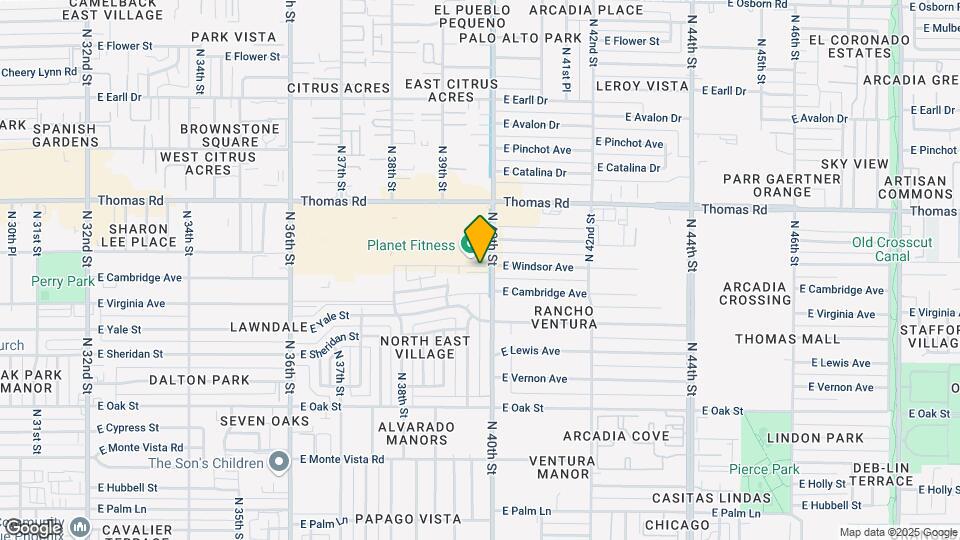 2718 N 40th St Map and Location Details