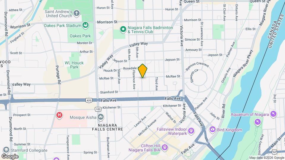 5114 McRae St Map and Location Details