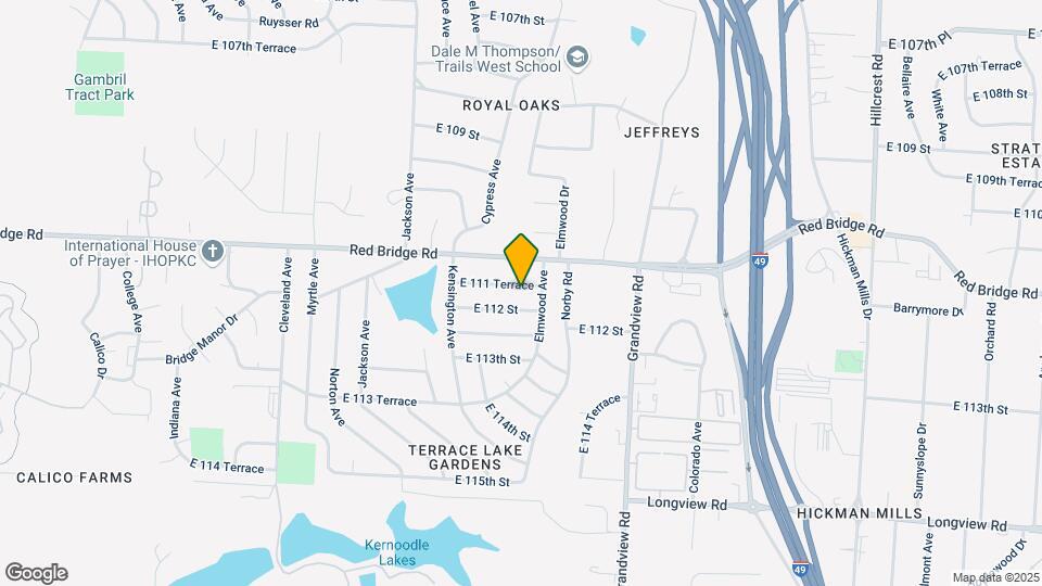 4513 E 111th Ter Map and Location Details