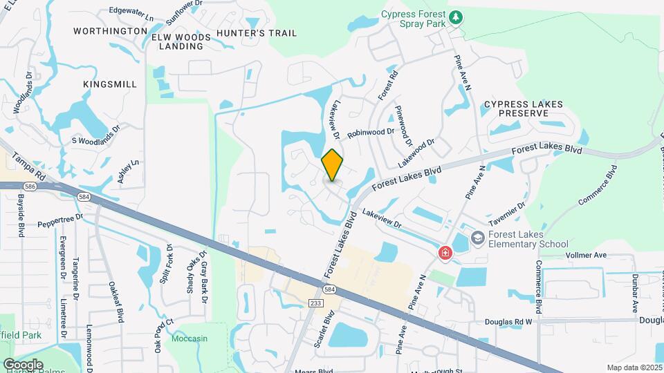 307 Lake Placid Ct Map and Location Details