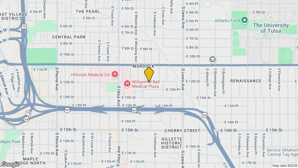 2018 E 12th St Map and Location Details