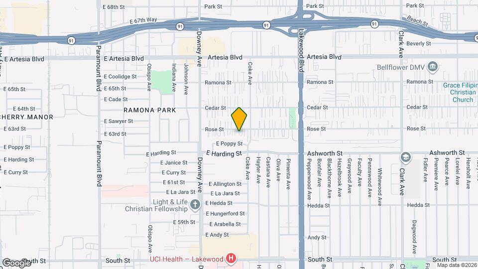 8630 Rose St Map and Location Details