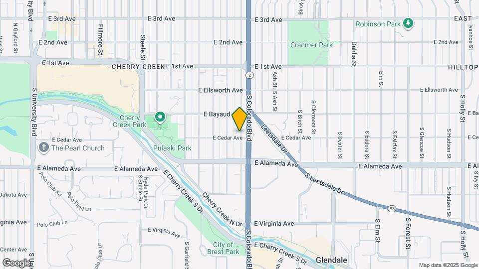 177 S Harrison St Map and Location Details