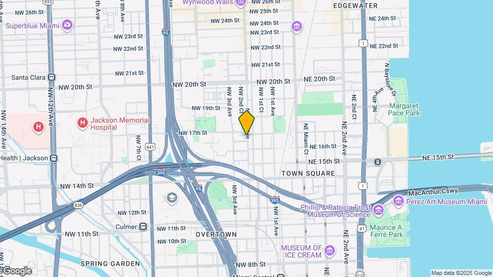1650 NW 2nd Ave Map and Location Details