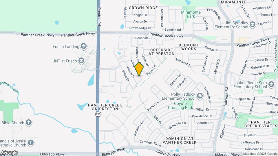 12817 Cowper Dr Map and Location Details