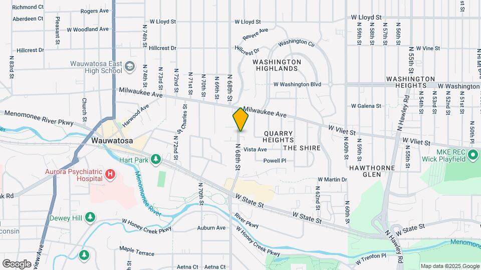 1412 N 68th St Map and Location Details