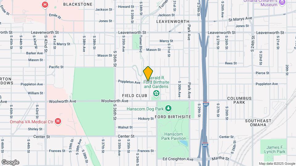 3304 Poppleton Ave Map and Location Details