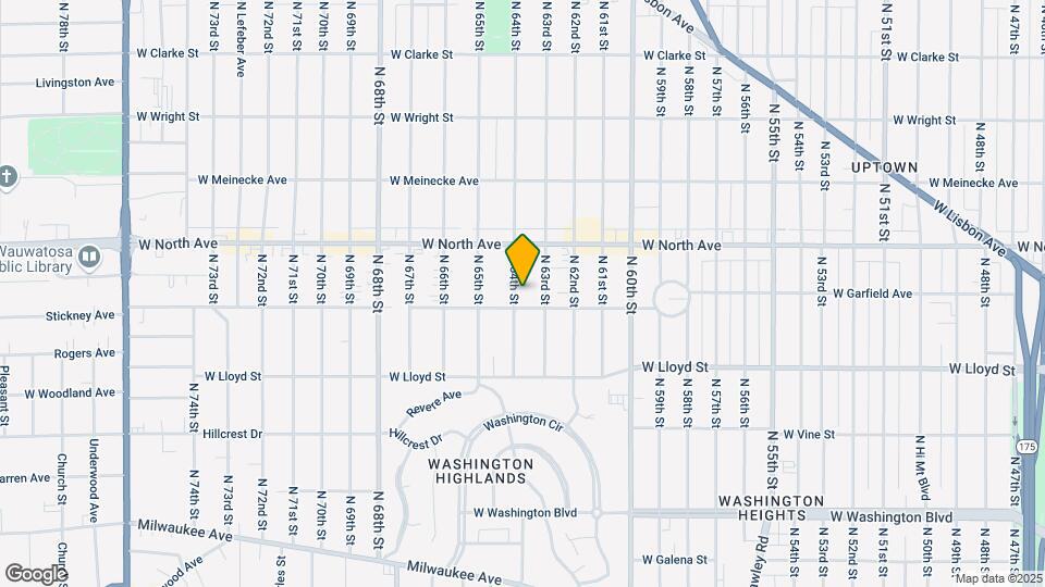 2218 N 64th St Map and Location Details