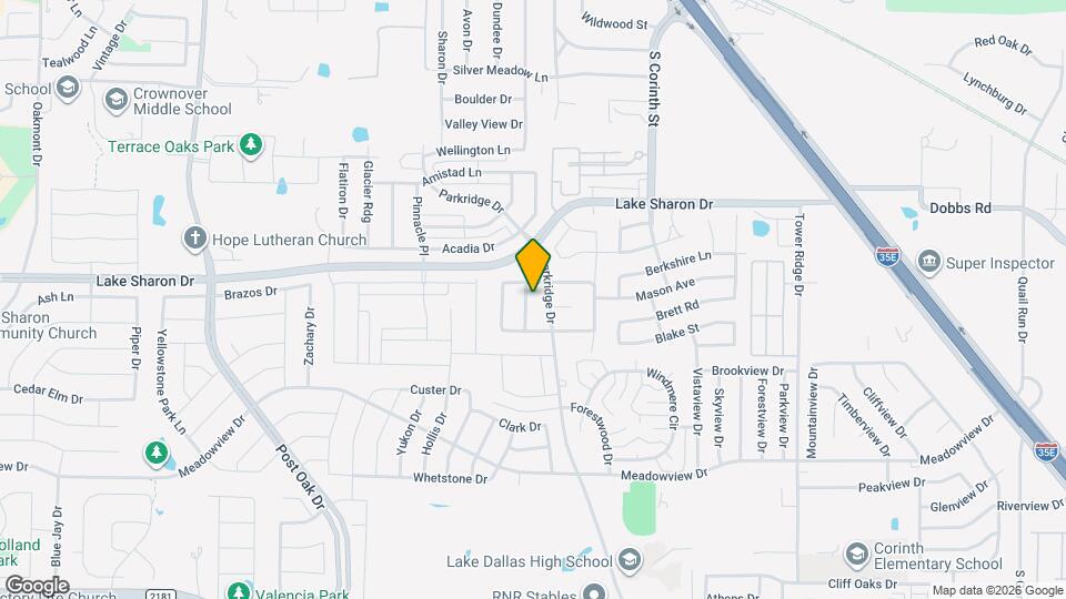 2604 Oxford Oaks Ln Mapa y Detalles de la Ubicación