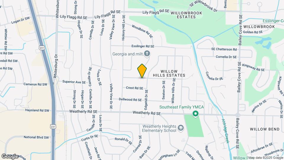 712 Forrest Heights Dr SE Map and Location Details
