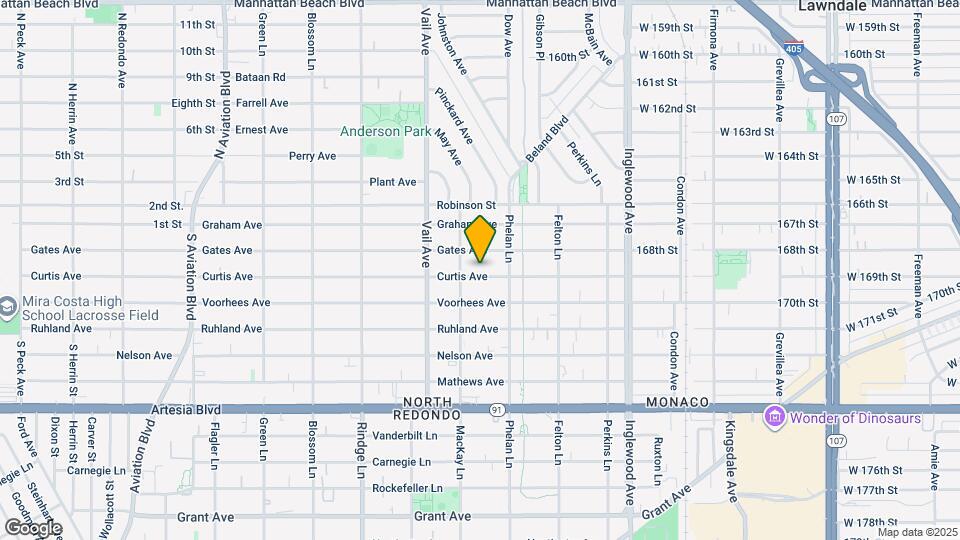 2409 Curtis Ave Map and Location Details