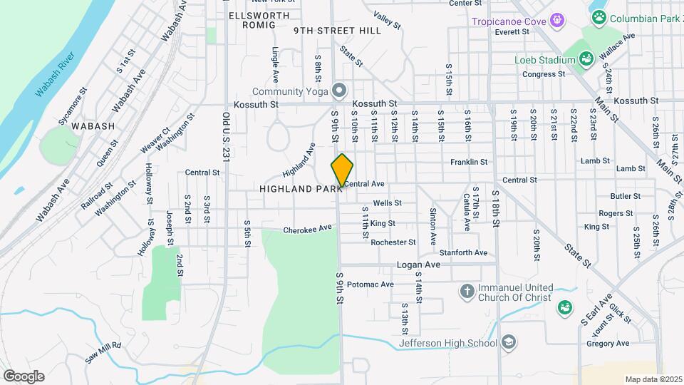 1011 S 9th St Map and Location Details