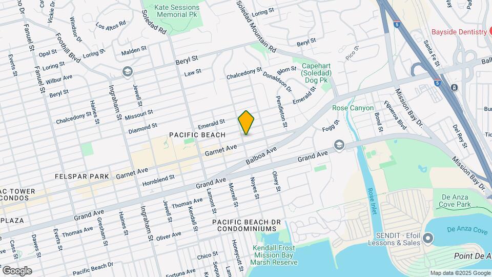 2112 Garnet Ave-Unit -Unit 1E Map and Location Details