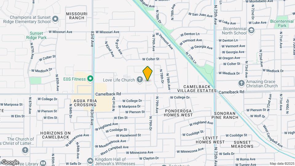 7930 W Pasadena Ave Map and Location Details