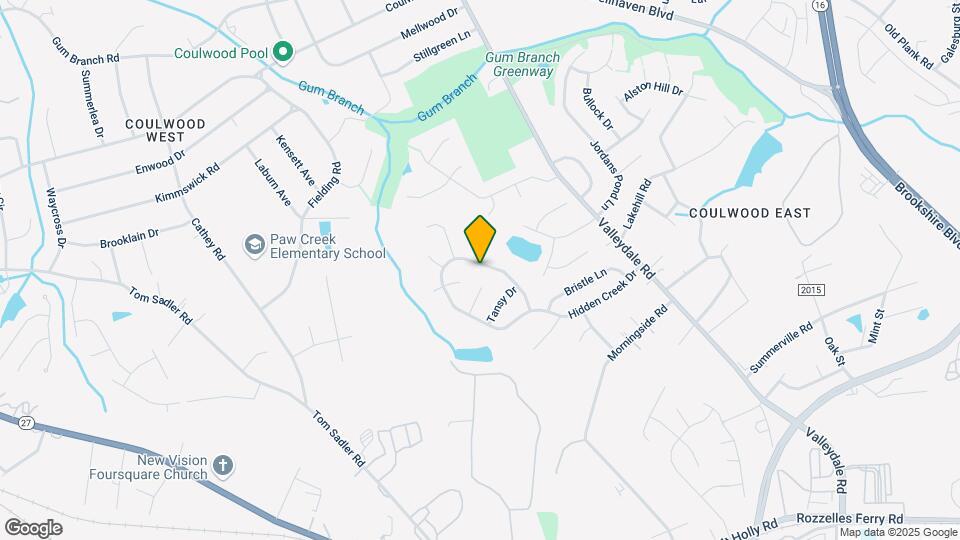 7610 Hidden Creek Dr Map and Location Details