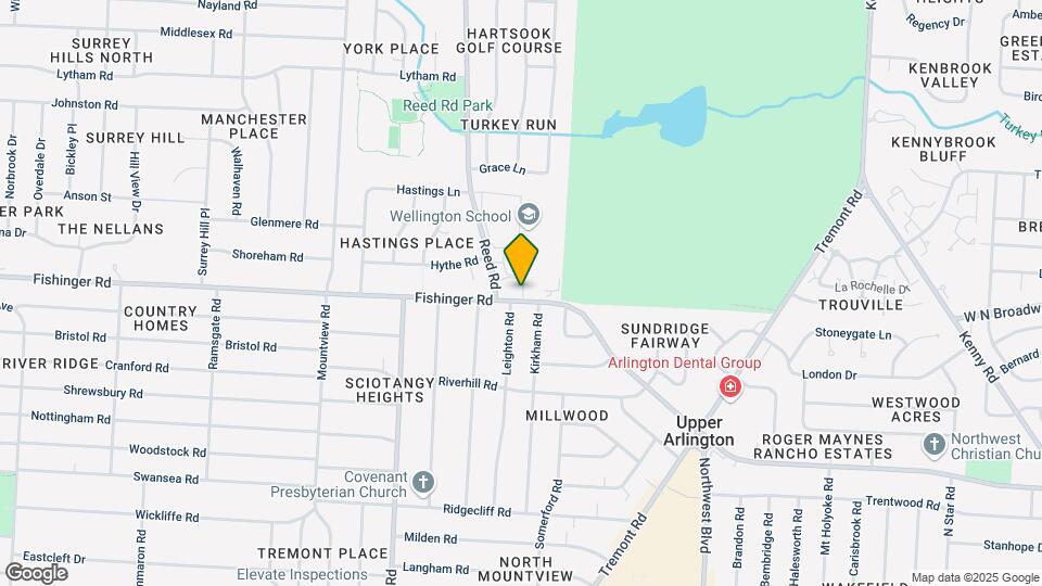 1852 Fishinger Rd Map and Location Details