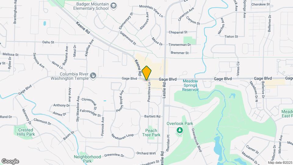 1803 Peachtree Ln Map and Location Details