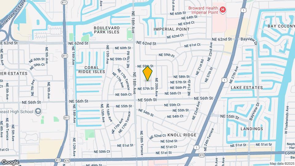 5720 NE 19th Ave Mapa y Detalles de la Ubicación