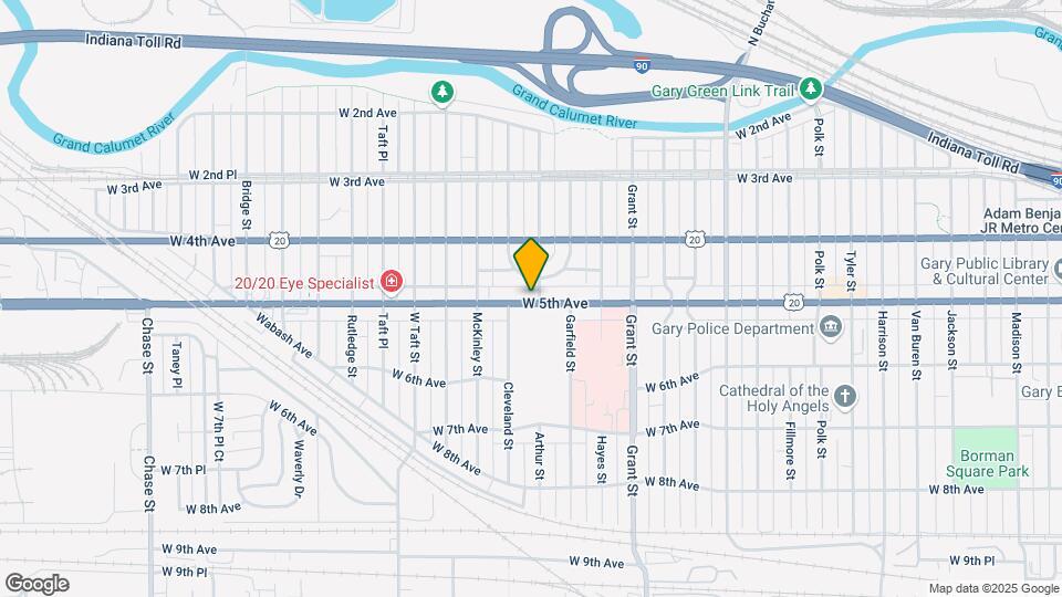1900 W 5th Ave Map and Location Details