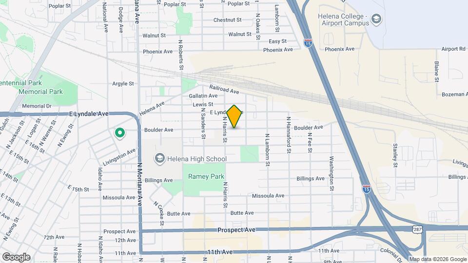 1617 Boulder Ave Map and Location Details