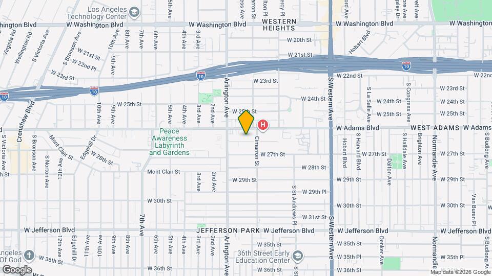 2245 W 26th Pl Map and Location Details