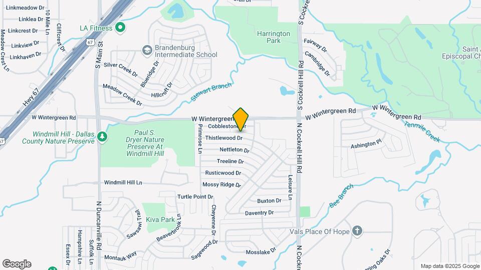 1417 Thistlewood Dr Map and Location Details