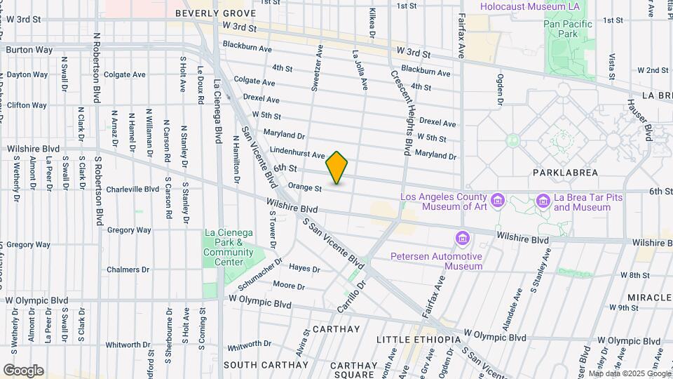 6427 1/2 Orange St Map and Location Details