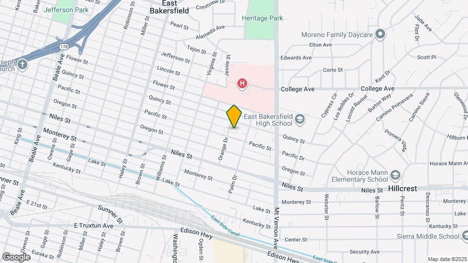 1511 Orange Dr Mapa y Detalles de la Ubicación