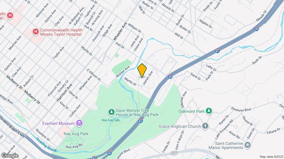 800 James Ave Map and Location Details