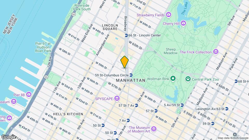 Anagram Columbus Circle Mapa y Detalles de la Ubicación