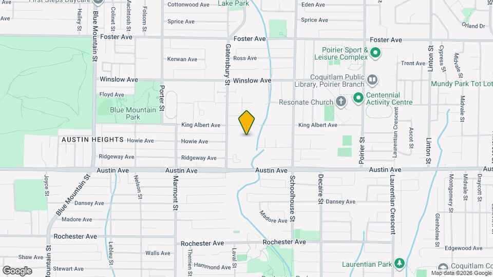 1320 King Albert Ave Map and Location Details