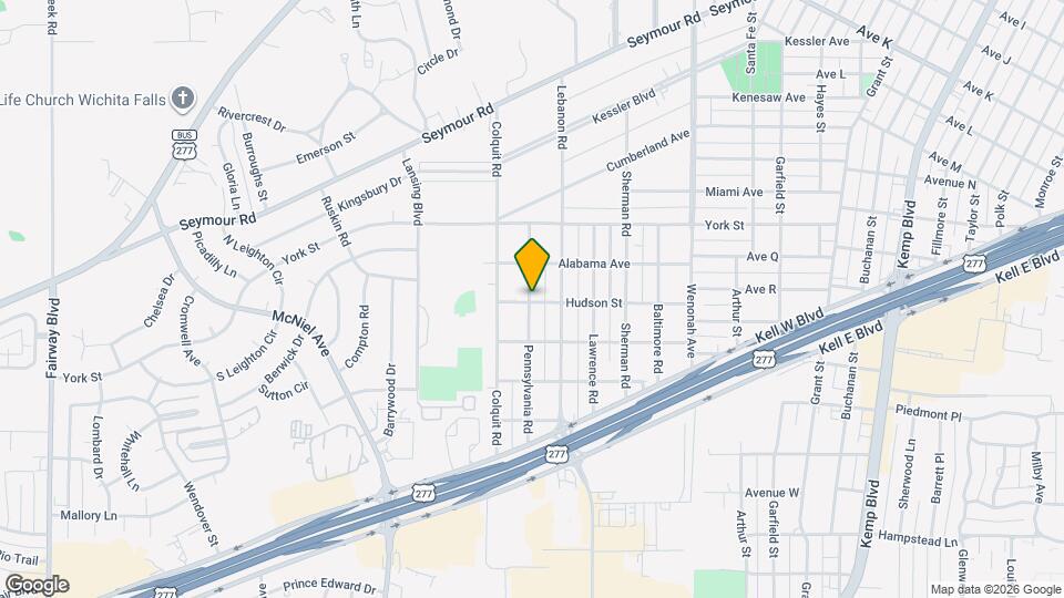 2715 Pennsylvania Rd Map and Location Details