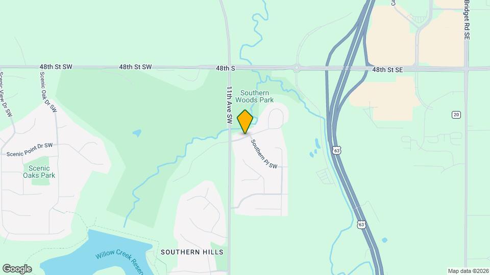 918 Southern Woods Pl SW Map and Location Details