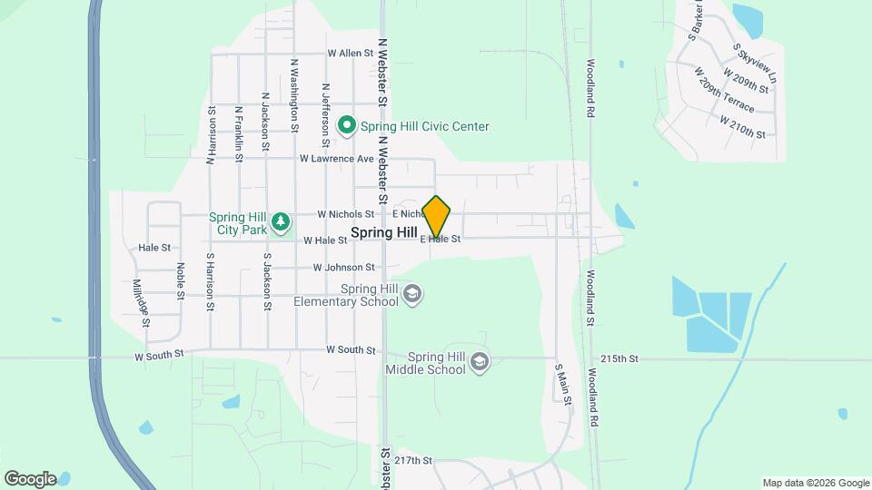 201 E Hale St Map and Location Details