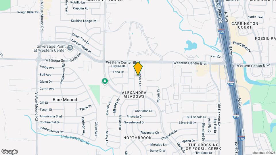 6421 Geneva Ln Map and Location Details