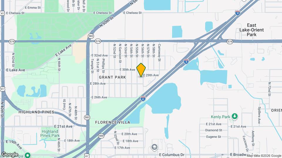 3610 N 56th St Map and Location Details