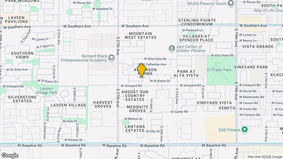 2516 W St Kateri Dr Map and Location Details